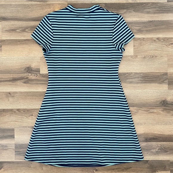 Free People Beach Blue Striped Dress - Picture 2 of 4